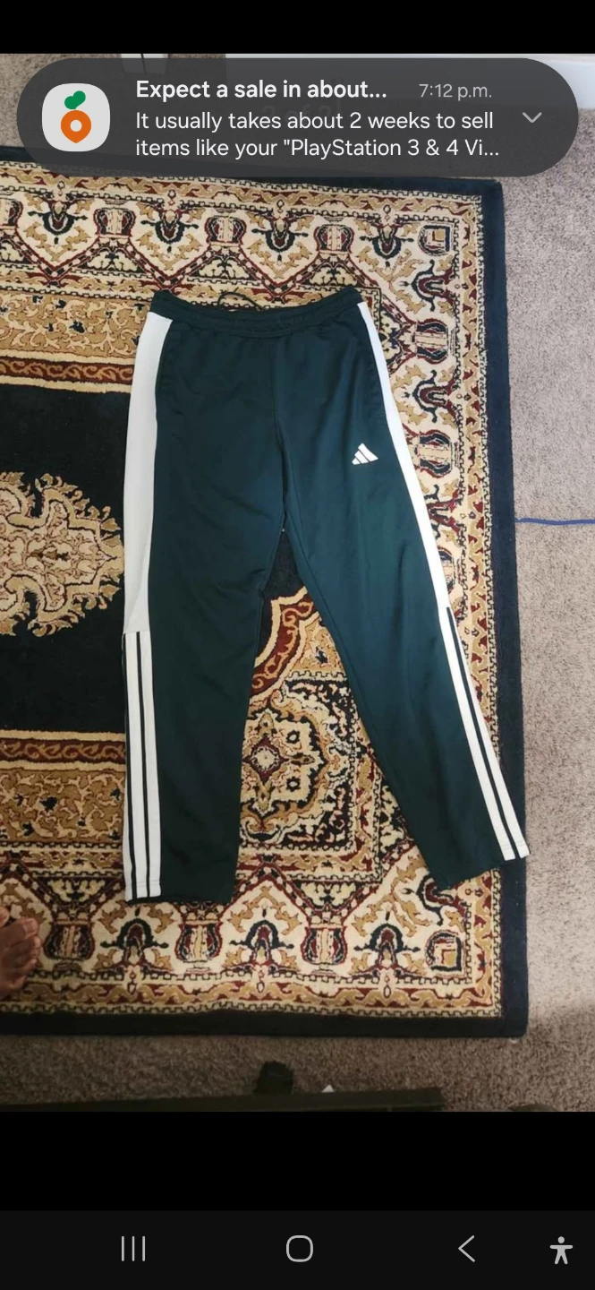 Adidas Track Pants - Green