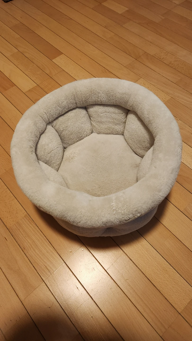 Wooden Pet Bed with Plush Cushion - photo 4