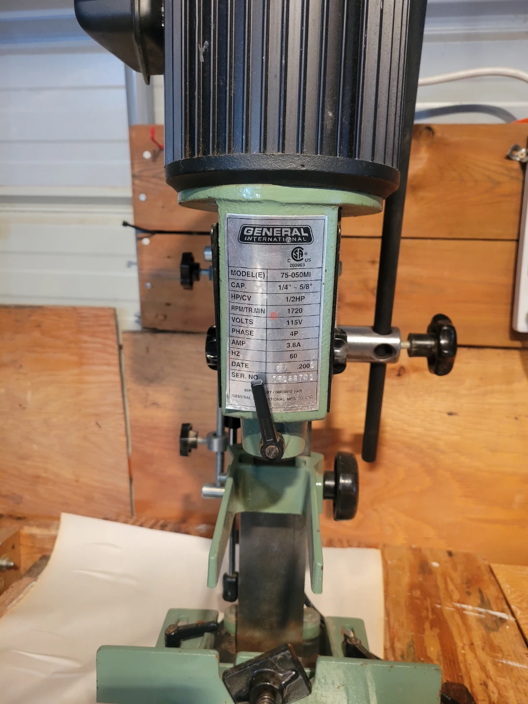 General International 75-050MI Mortiser