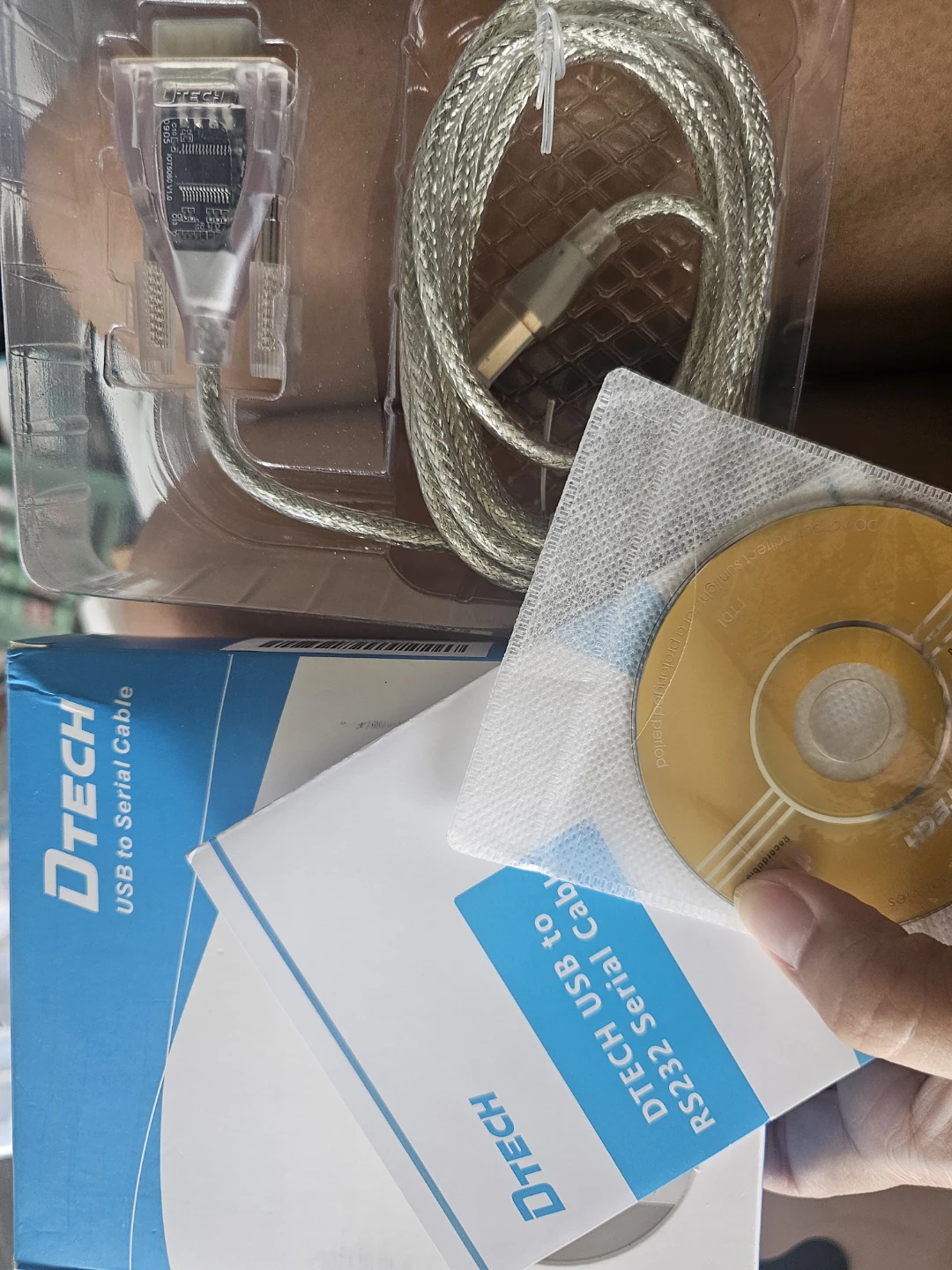 DTECH USB to RS232 Serial Cable 2M