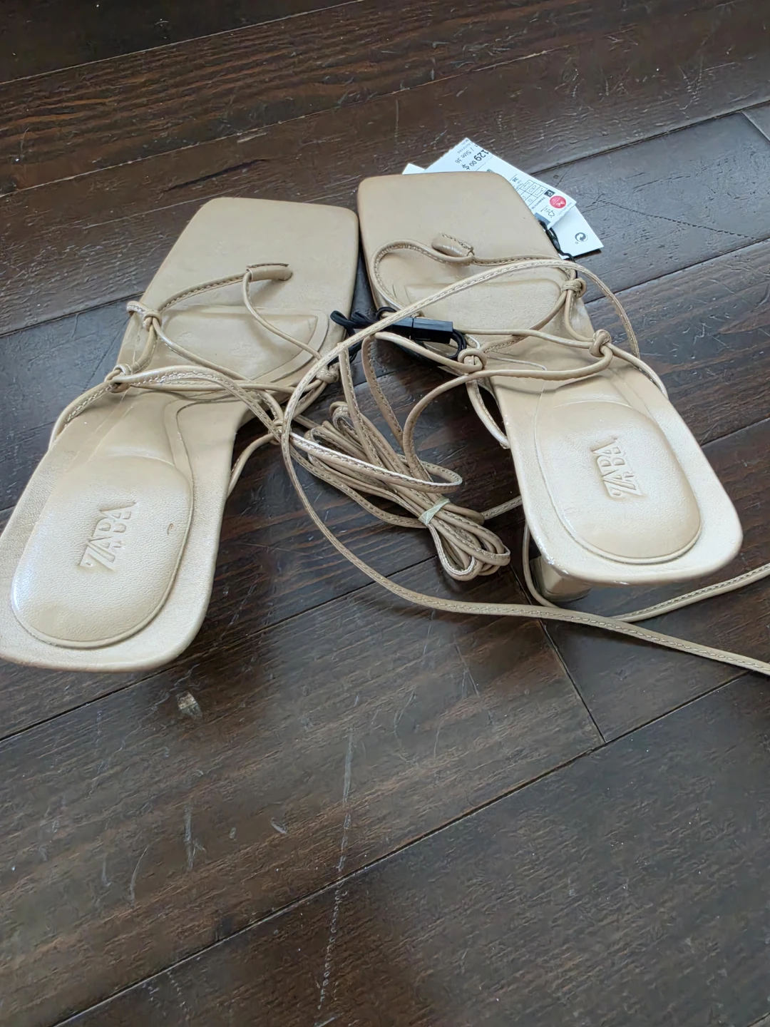 Zara Strappy Heeled Sandals size 7.5 - photo 3
