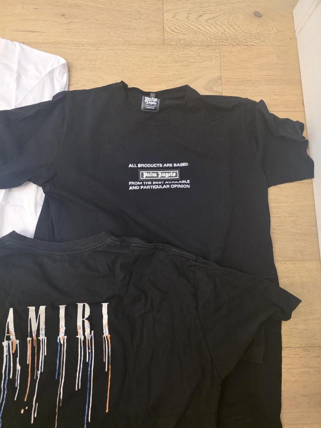 Used Medium Amiri diesel boss Palm Angels White T-Shirt - photo 3