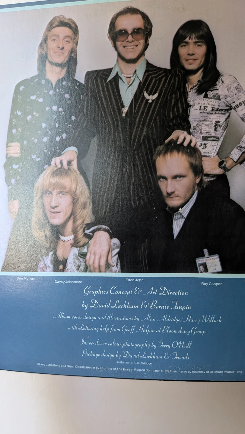 Elton John Captain Fantastic Brown Dirt Cowboy Vinyl Record - photo 5