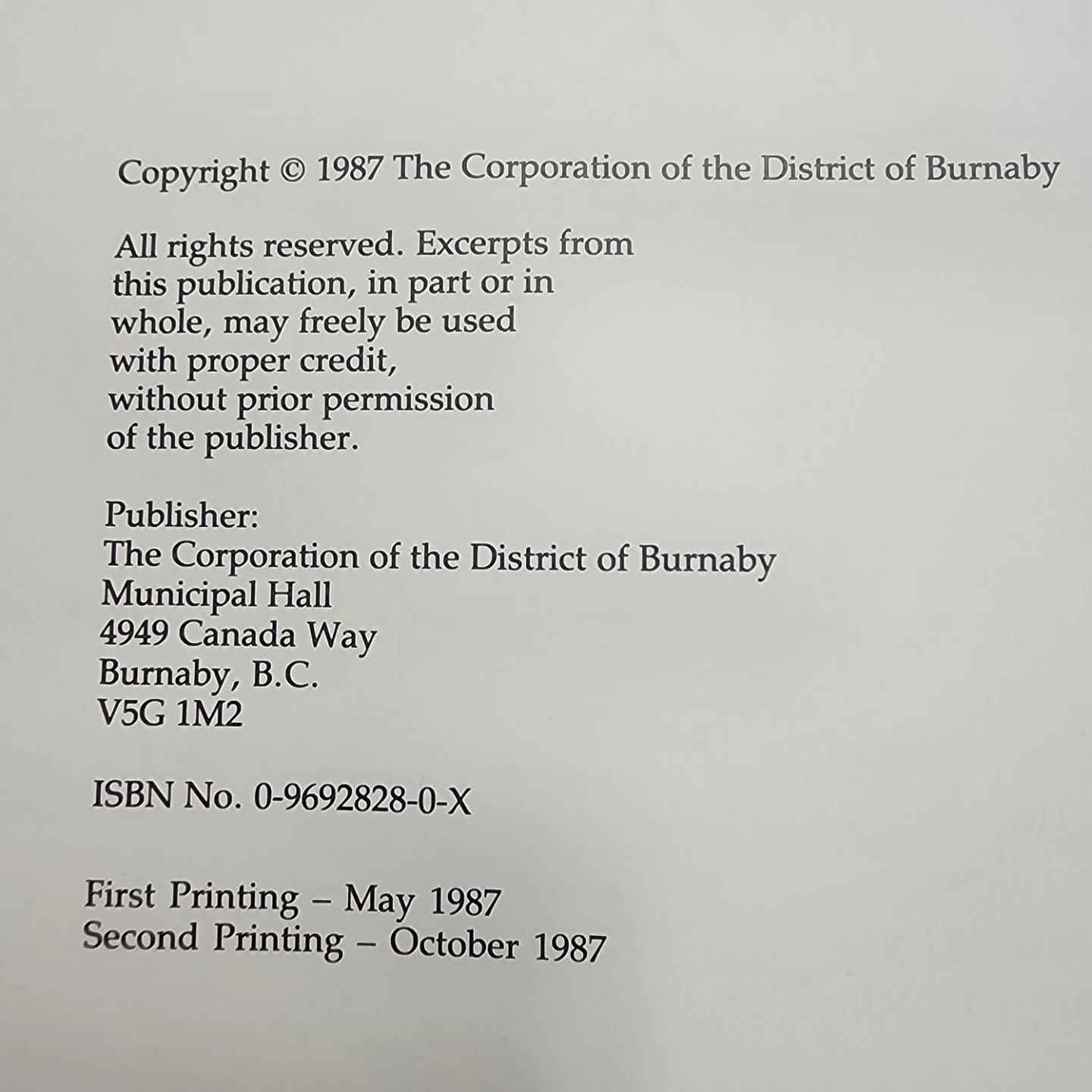 Pioneer Tales of Burnaby Book - photo 3