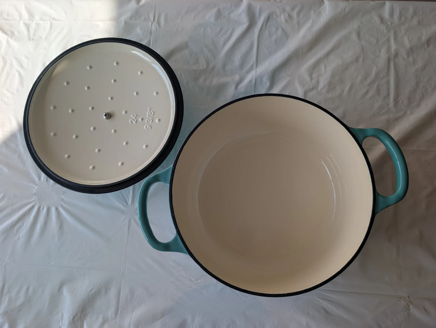 Enamelled Cast Iron Dutch Oven - photo 2