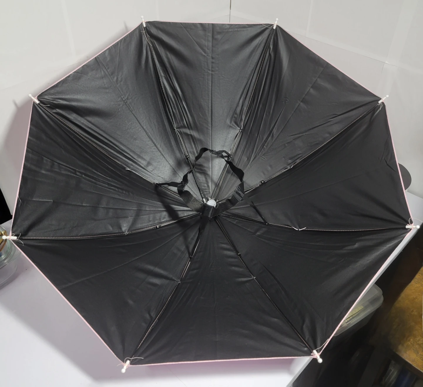 NEW Pink Hands-Free Headwear Umbrella - photo 3