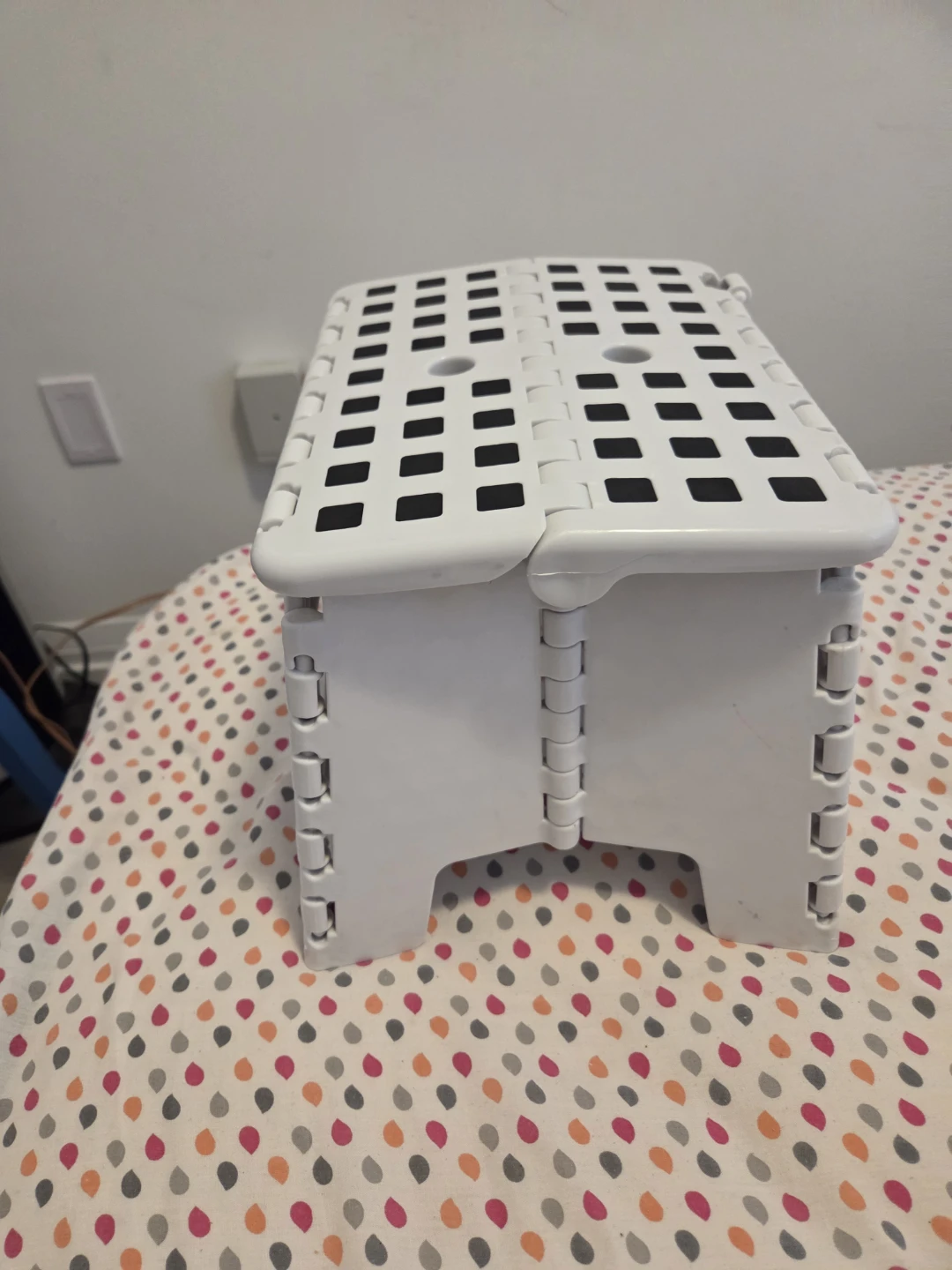 White Folding Step Stool - photo 5