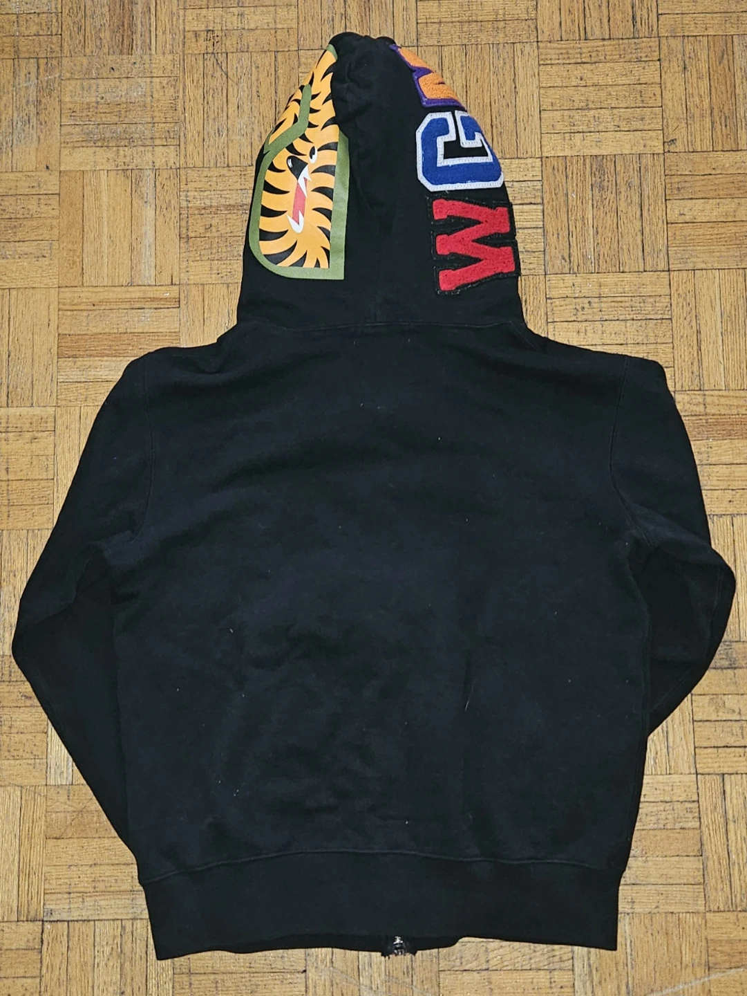 Authentic Black Full Zip BAPE Hoodie - photo 3