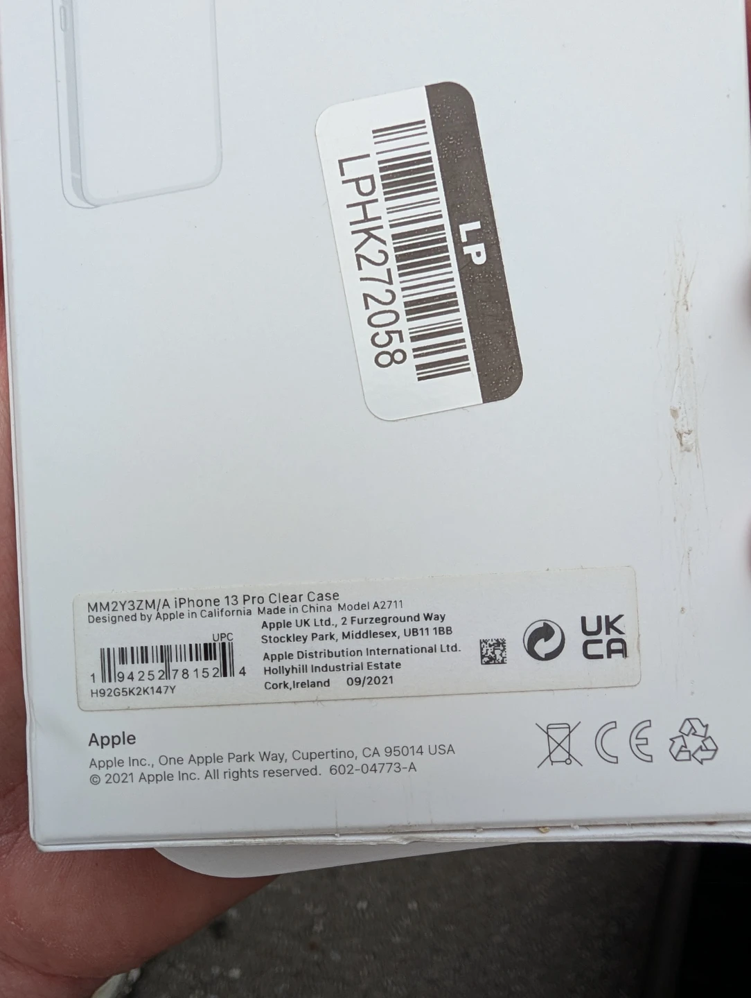 iPhone 13 Pro Apple Clear Case - photo 2