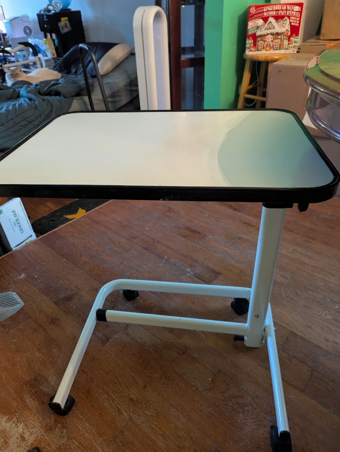 Dr Safe Adjustable over bed table and  Rolling Tray Table