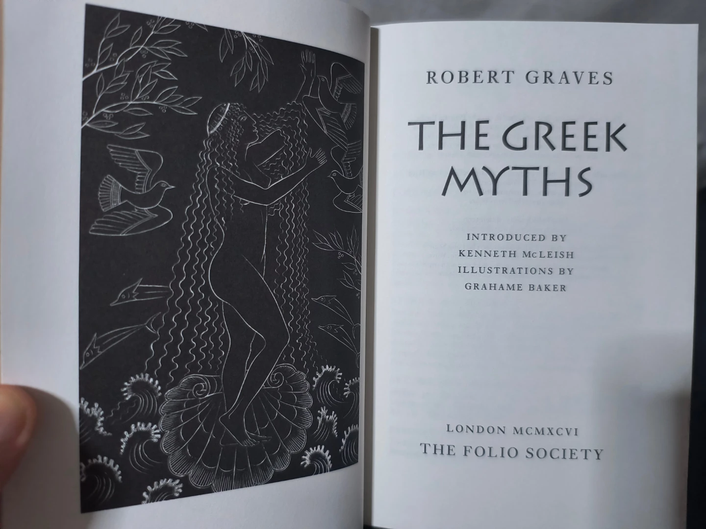 The Greek Myths, Volumes I & II, Hardback w/ case 2002 like new - photo 3