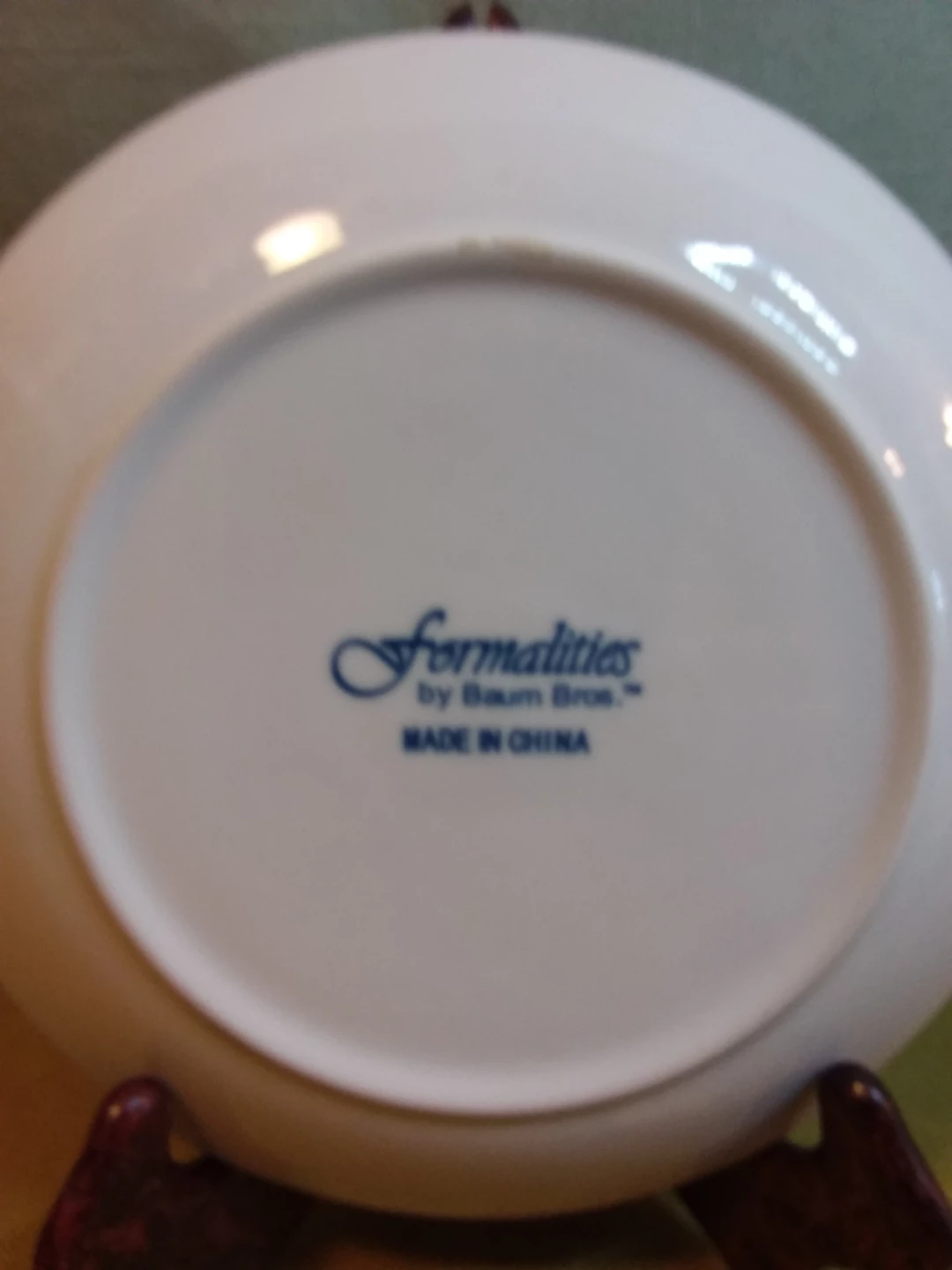🍽️ ➡️ Baum Bros "Formalities" -  Decorative Plate 🍽️ - photo 2