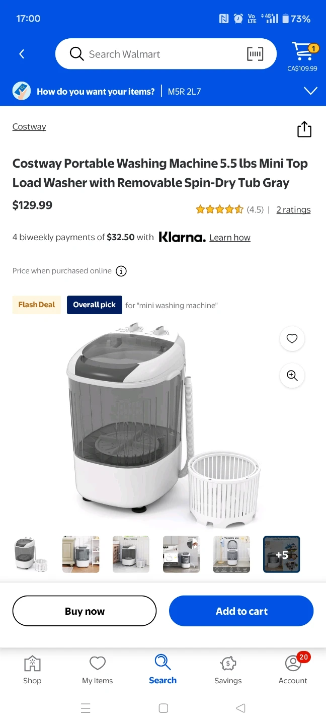 Costway Portable Washing Machine 5.5 lbs - photo 4