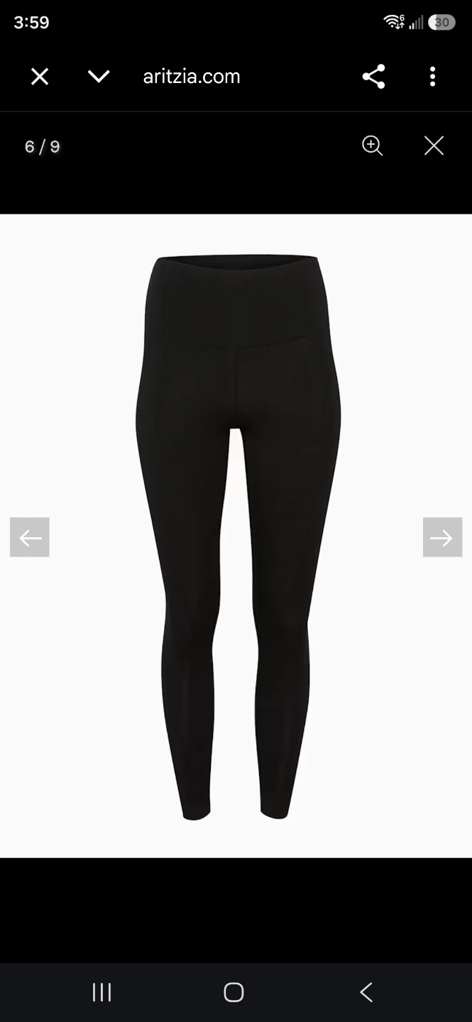 ARITZIA Black Leggings - photo 2