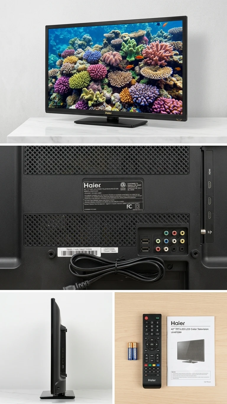 Haier 42" TFT-LED LCD Color Television LE43F2260