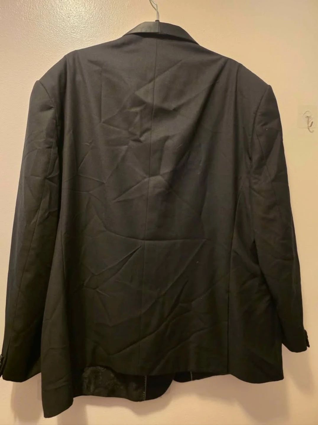 Black Tie Super 150's Wool Blend Suit Jacket size 54R - photo 5