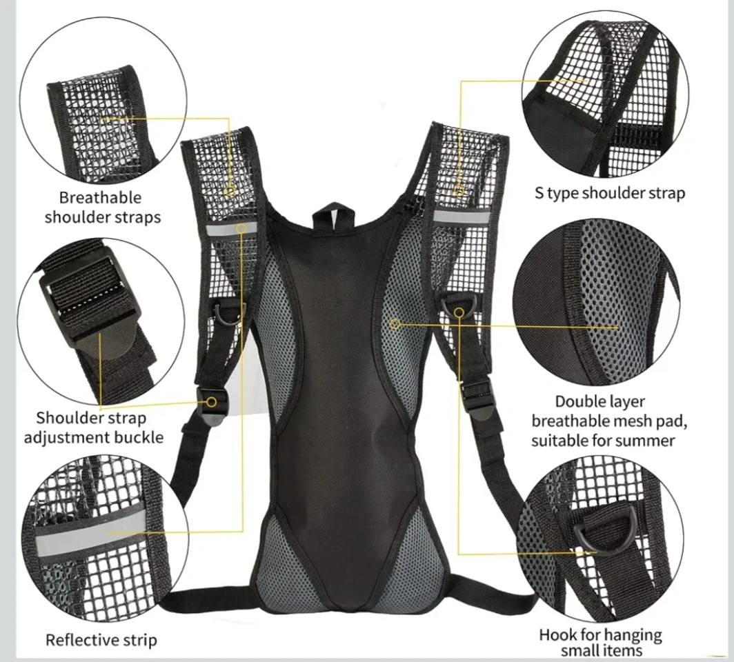Hydration Pack Backpack with 2L water bladder. - photo 3