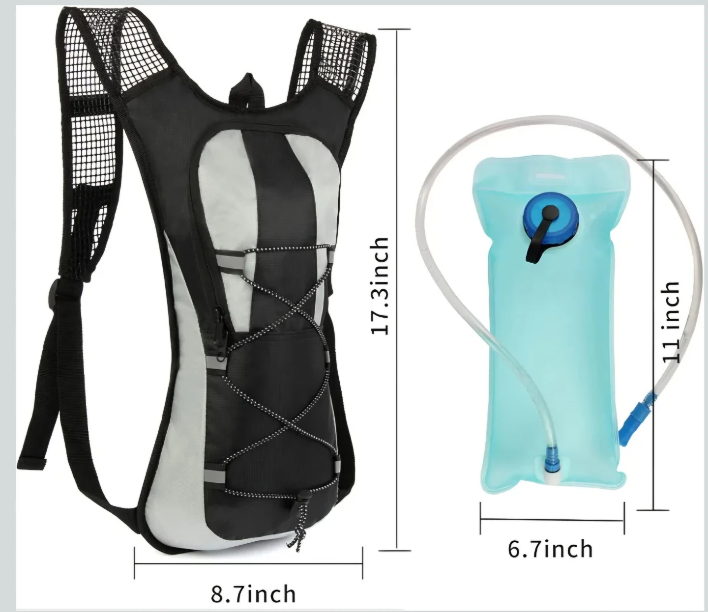 Hydration Pack Backpack with 2L water bladder. - photo 5