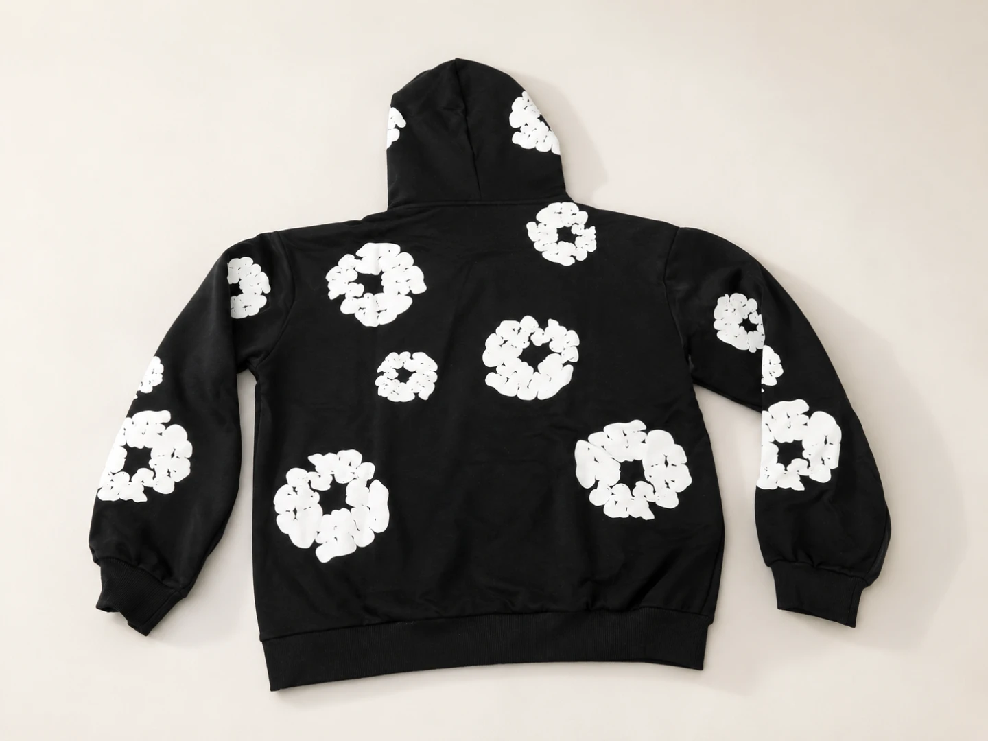 Denim Tears African Diaspora Goods Black Floral Hoodie XL - photo 2