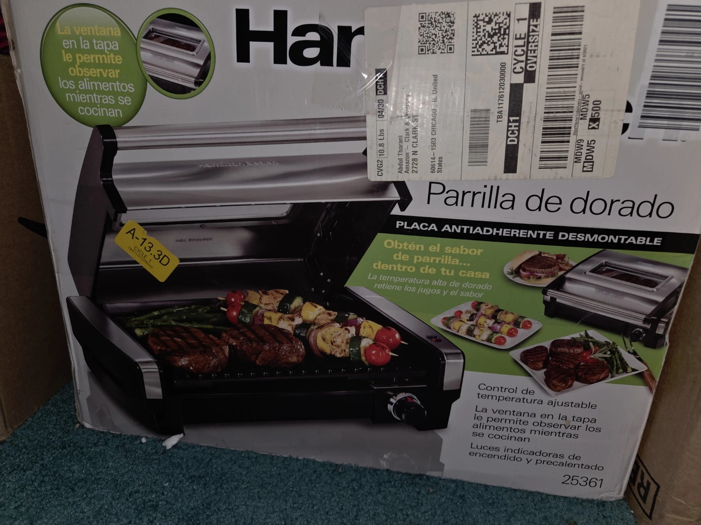 Hamilton Beach Electric Indoor Grill - photo 2