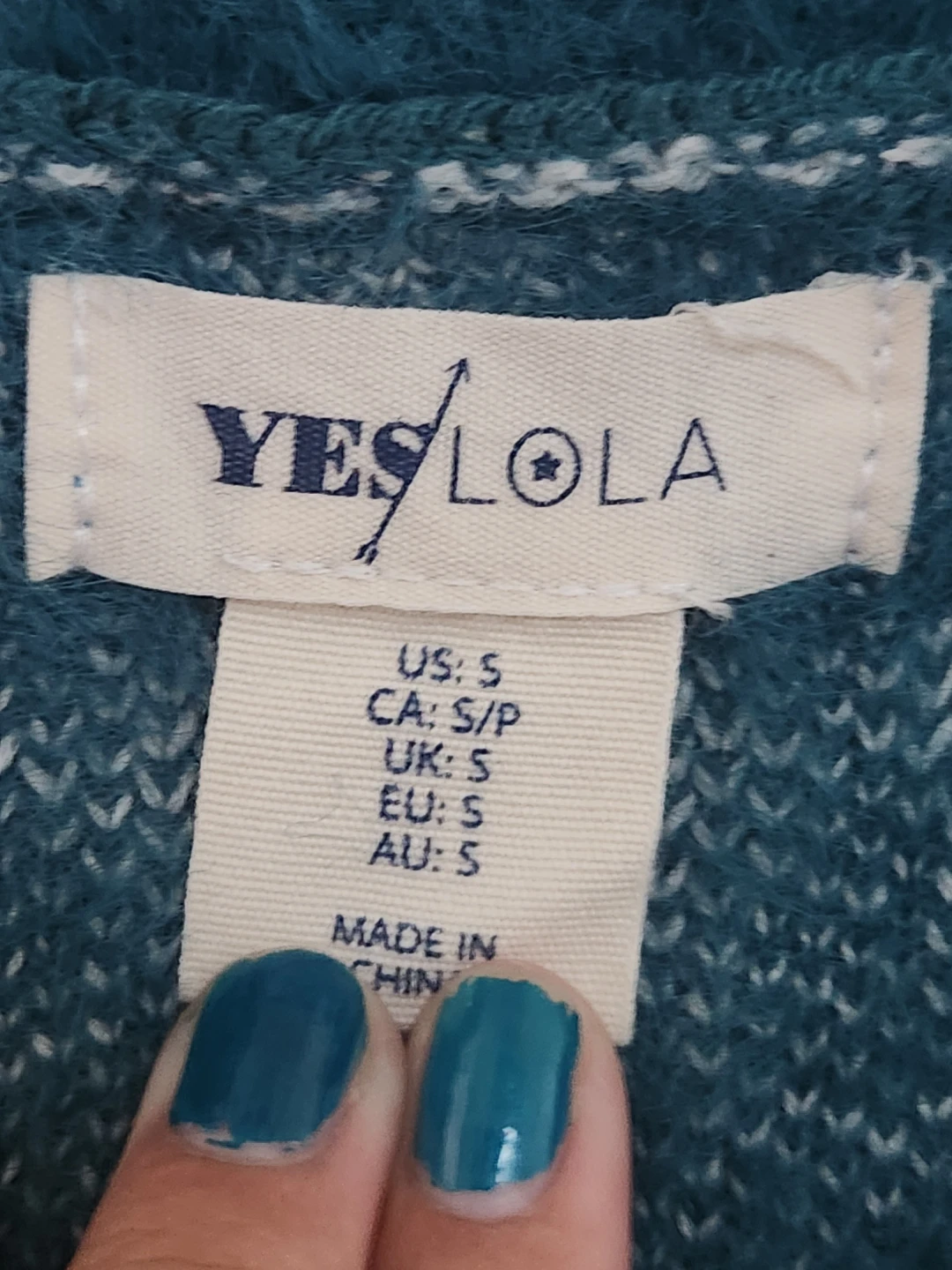 Turquoise + Grey Sweater Vest - photo 3
