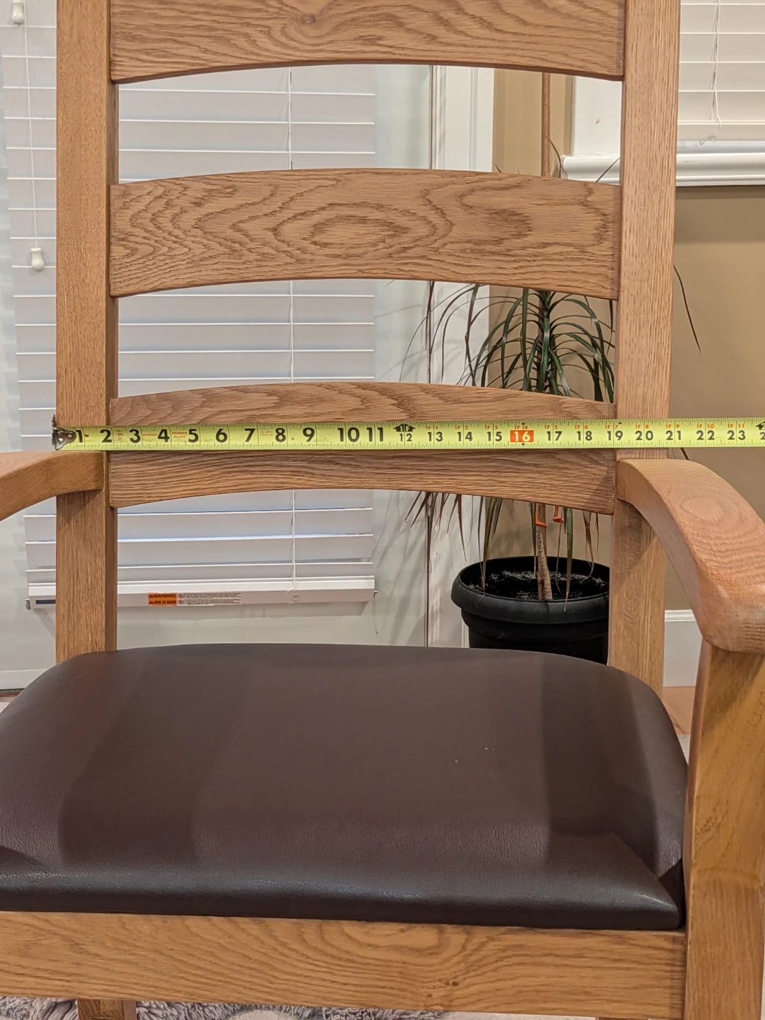 2 Wooden Dining Chair with Padded Seat - photo 3