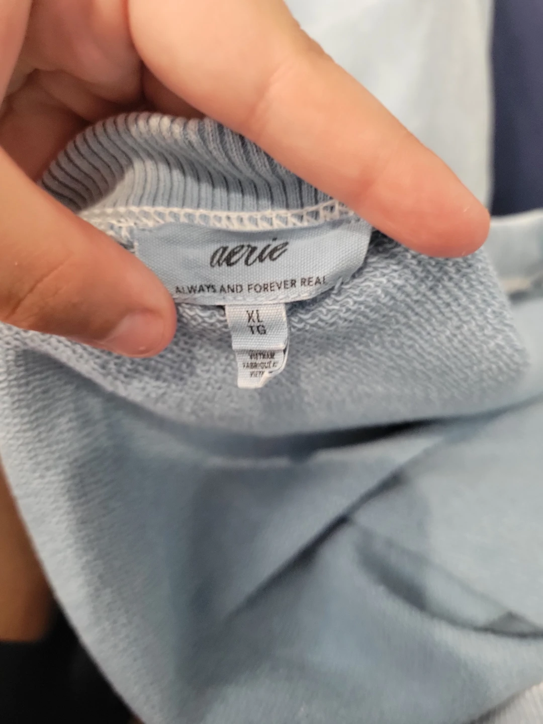 Aerie Light Blue Sweatshirt XL (Fits More Like a Large) - photo 3