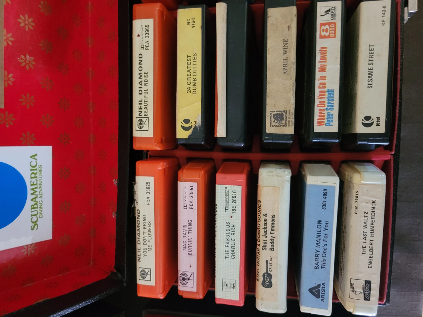 Lot 47 x  8-Track Tape  Carrying Case Rock Disco Country - photo 5