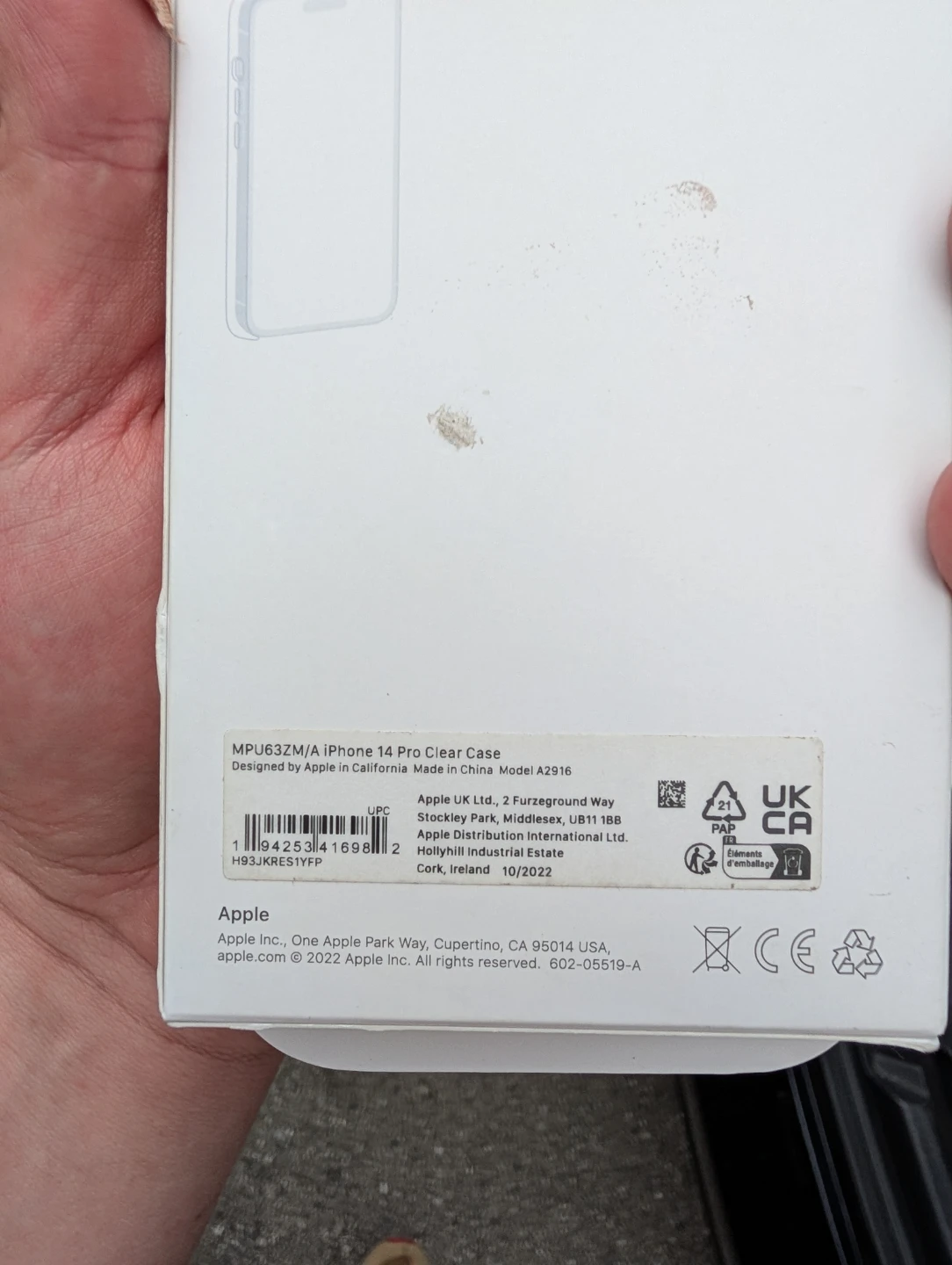 iPhone 14 Pro Apple Clear Case - photo 2
