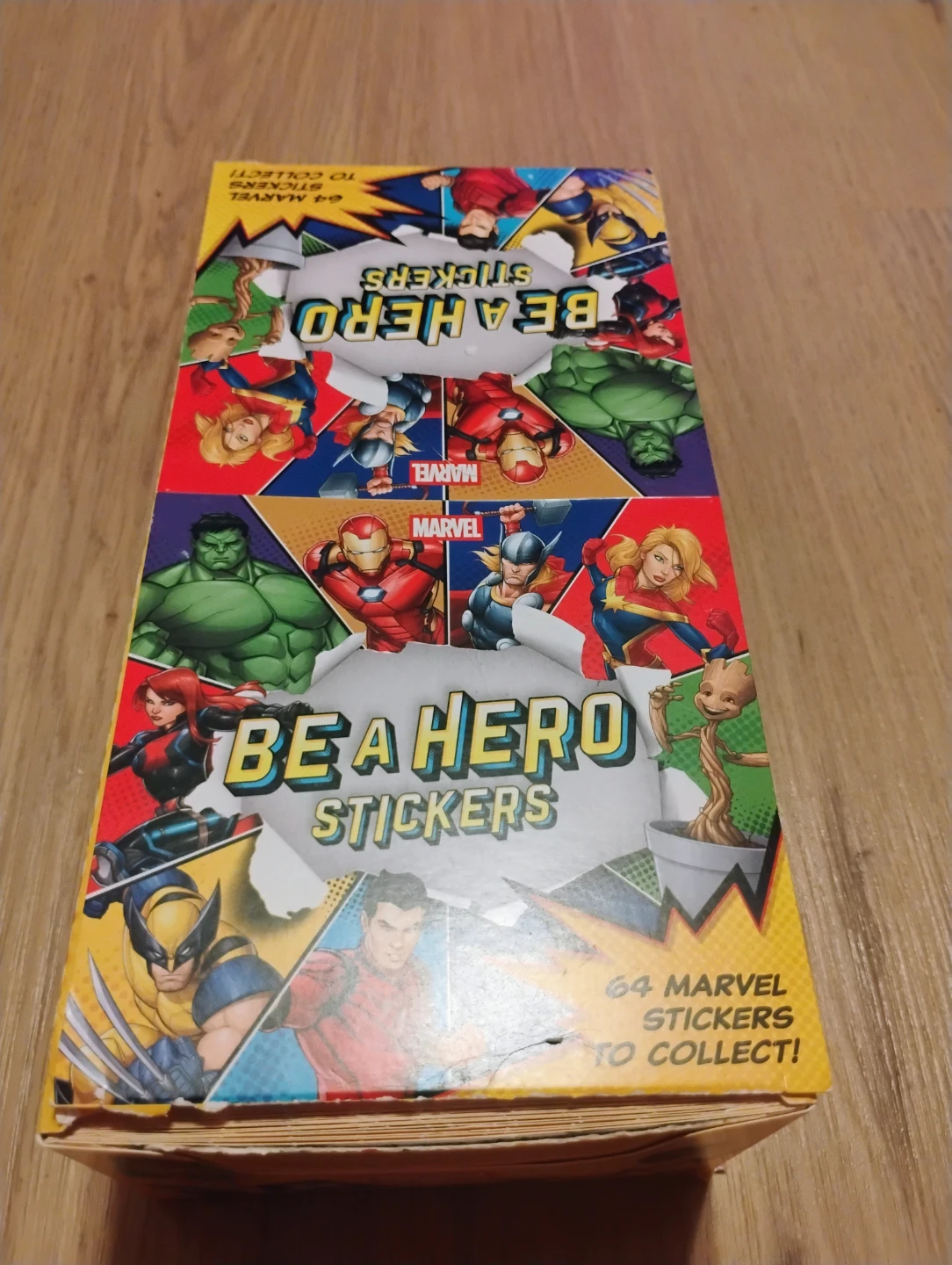 Marvel Be A Hero Stickers (Full Box)