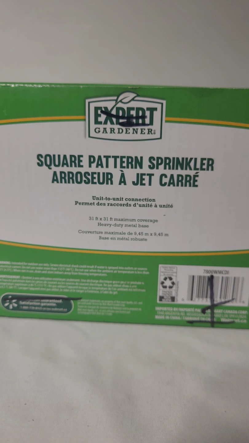 Expert Gardener Square Pattern Sprinkler - photo 3