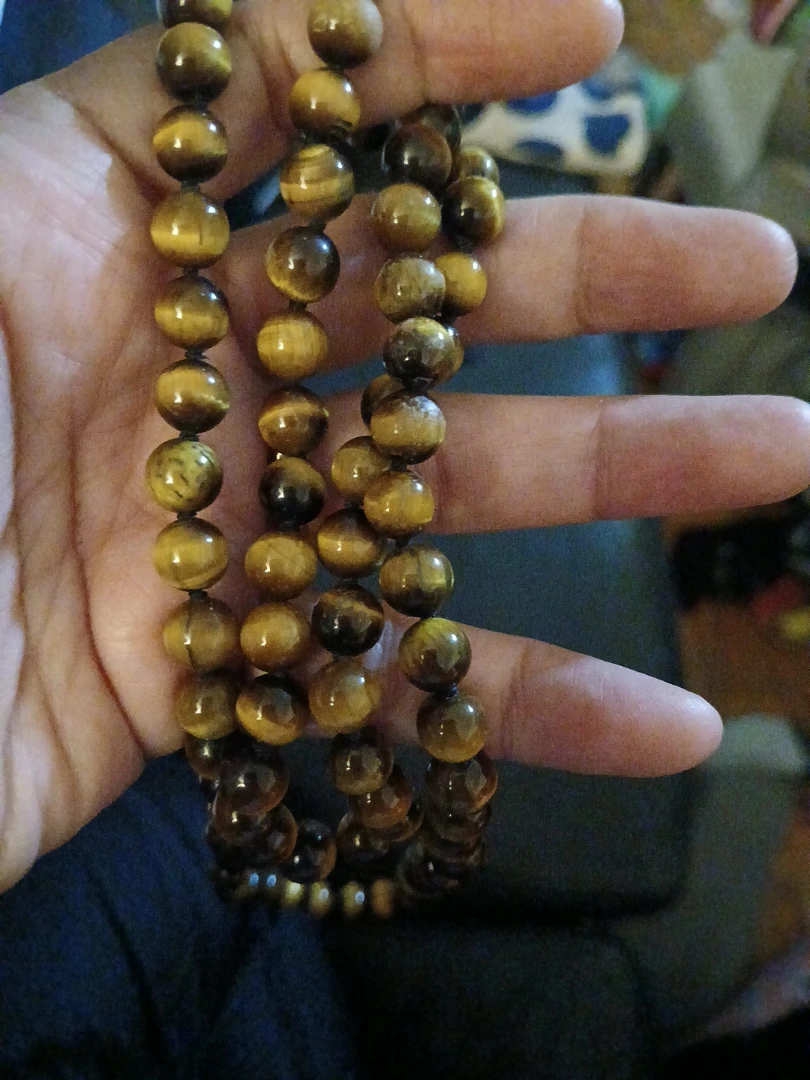 Tiger's Eye Beaded Necklace - photo 2