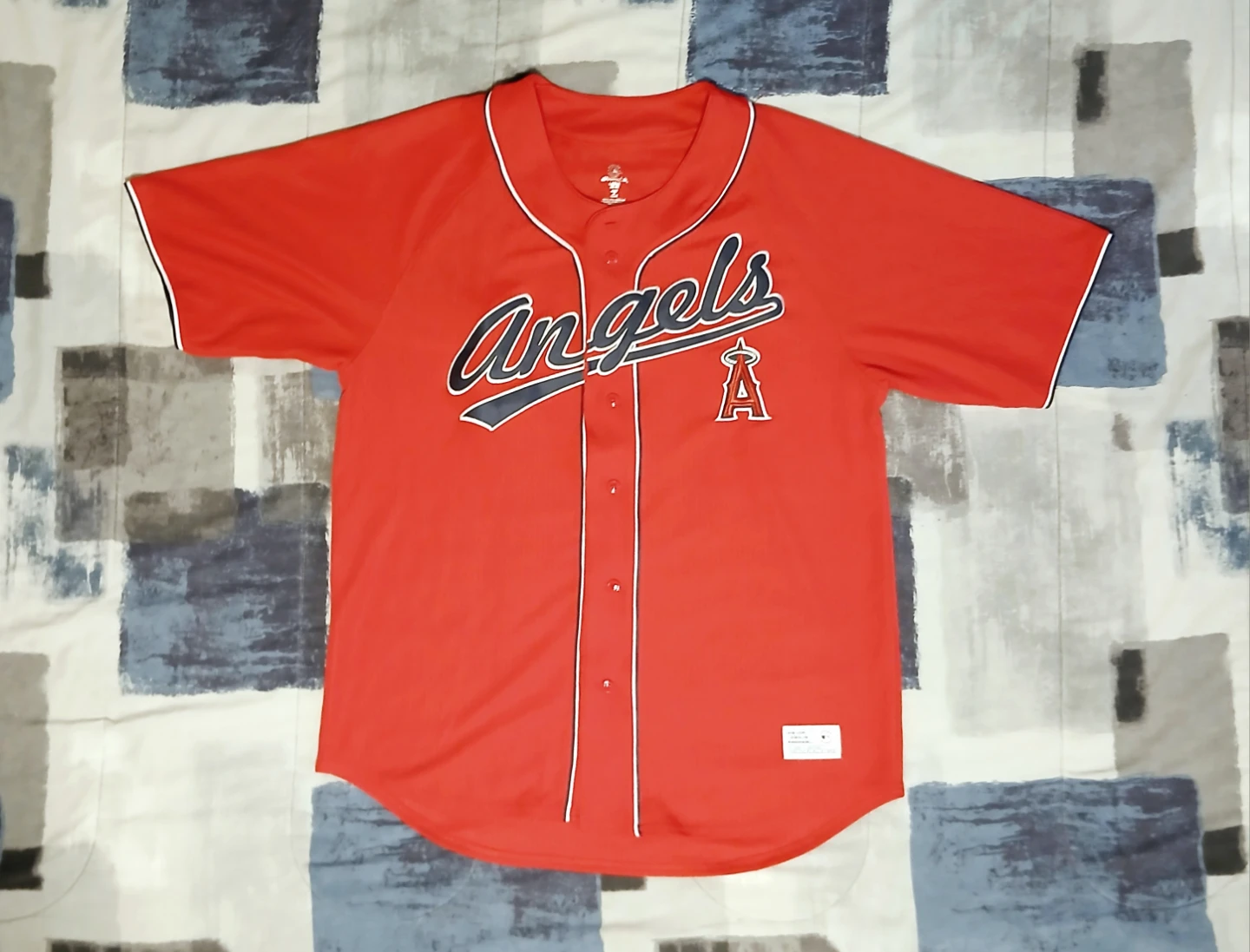 Men Large Los Angeles Angels Baseball Jersey