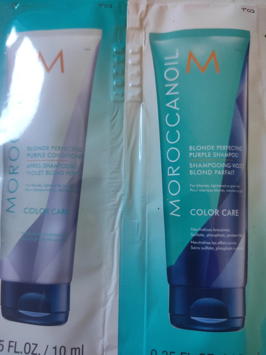 Moroccanoil Purple Shampoo & Conditioner Samples - photo 3