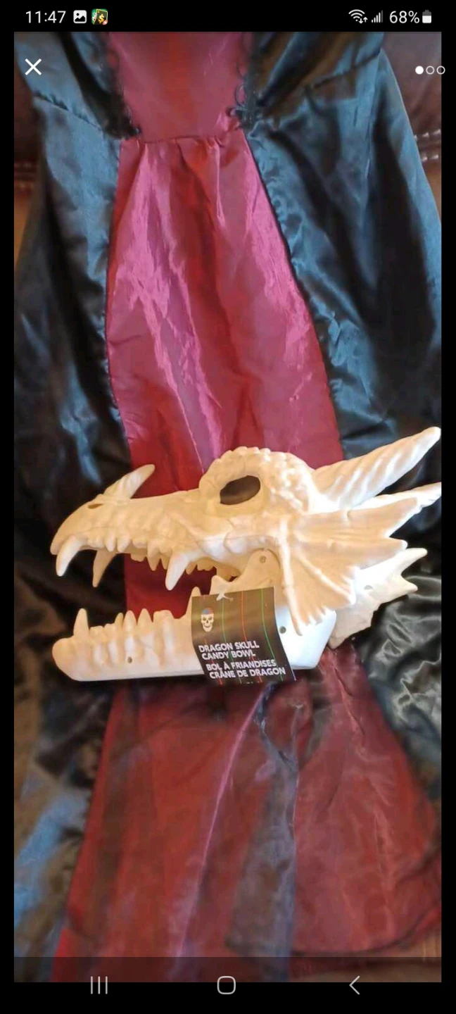 Dragon Skull Candy Bowl