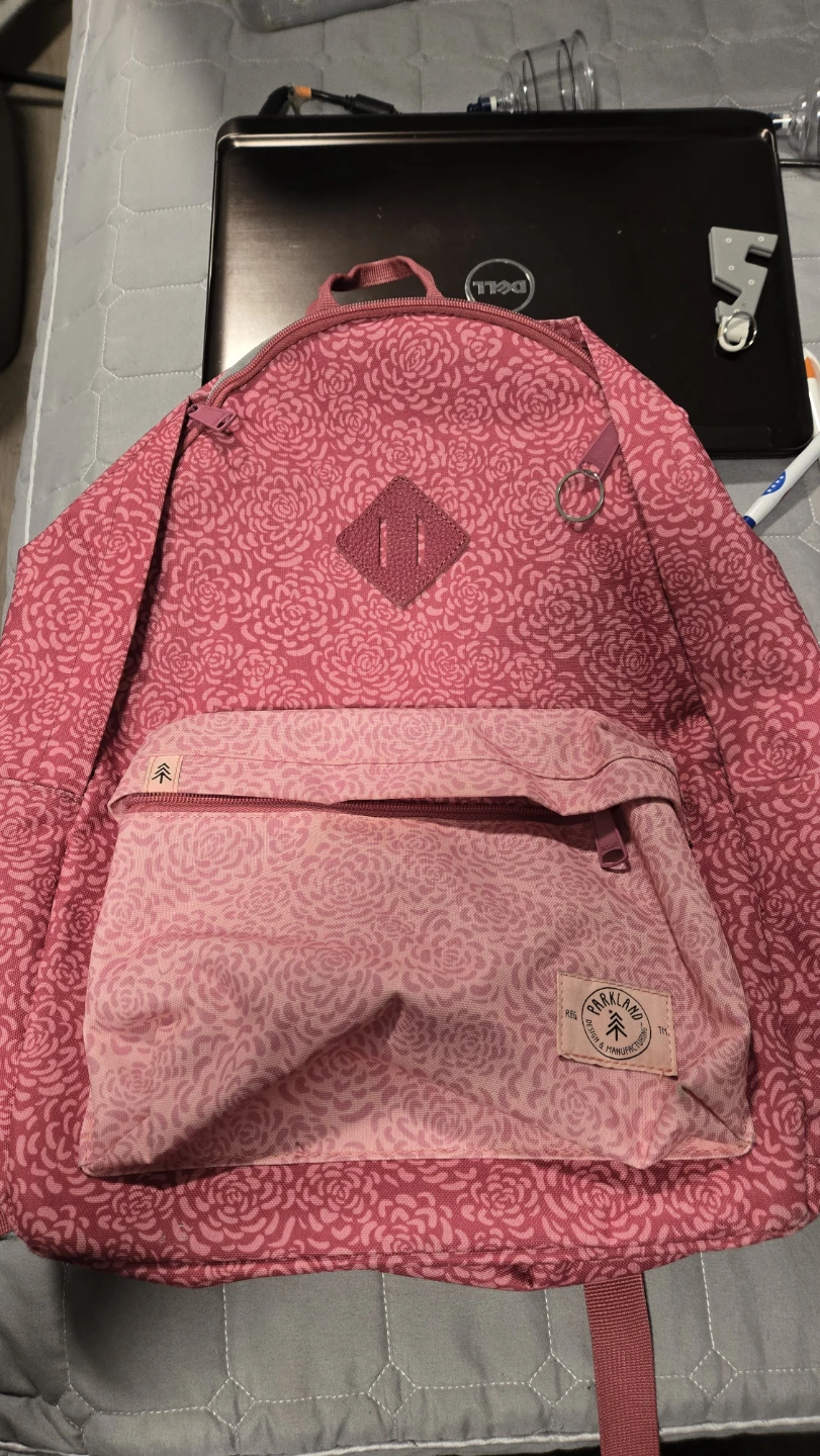 Pink Floral Parkland Backpack