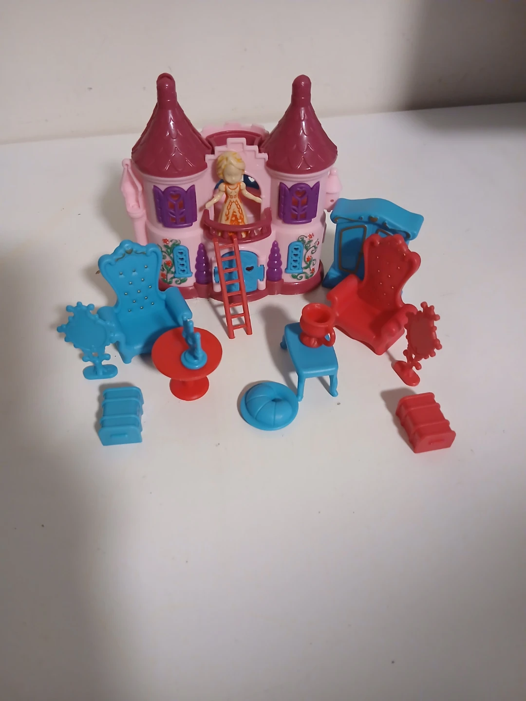 Play Castle Playset with Furniture and Figure