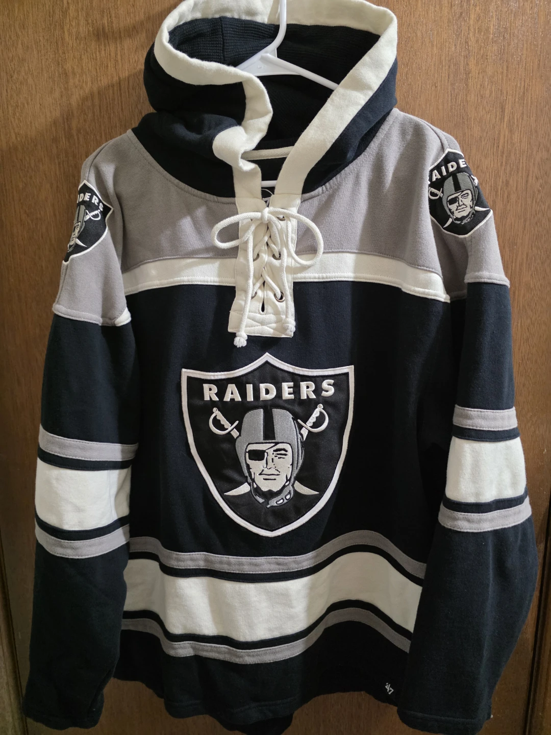 Trade/Swap 47 Brand Las Vegas Raiders Hockey Style Hoodie