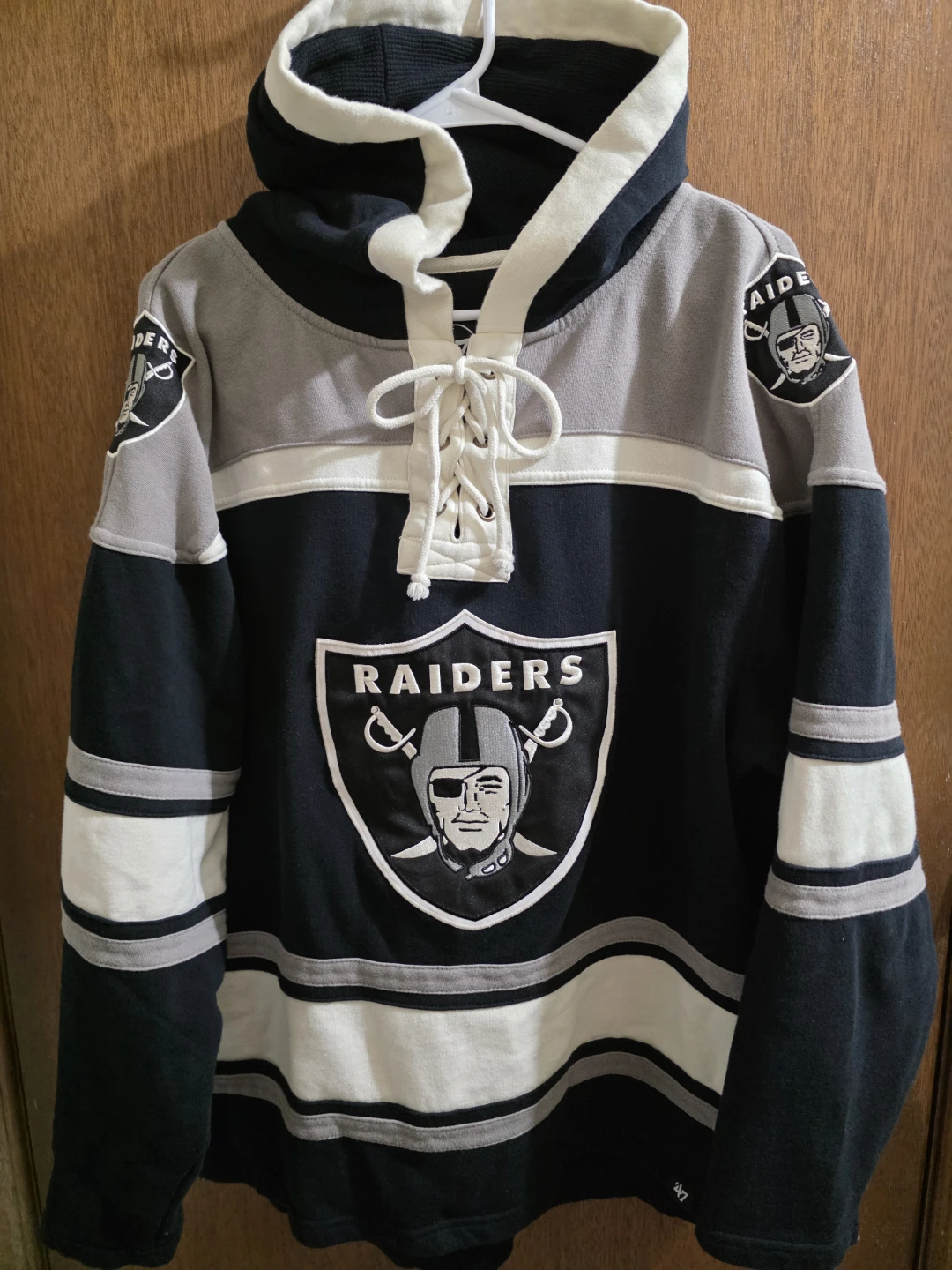 Trade/Swap 47 Brand Las Vegas Raiders Hockey Style Hoodie - photo 2
