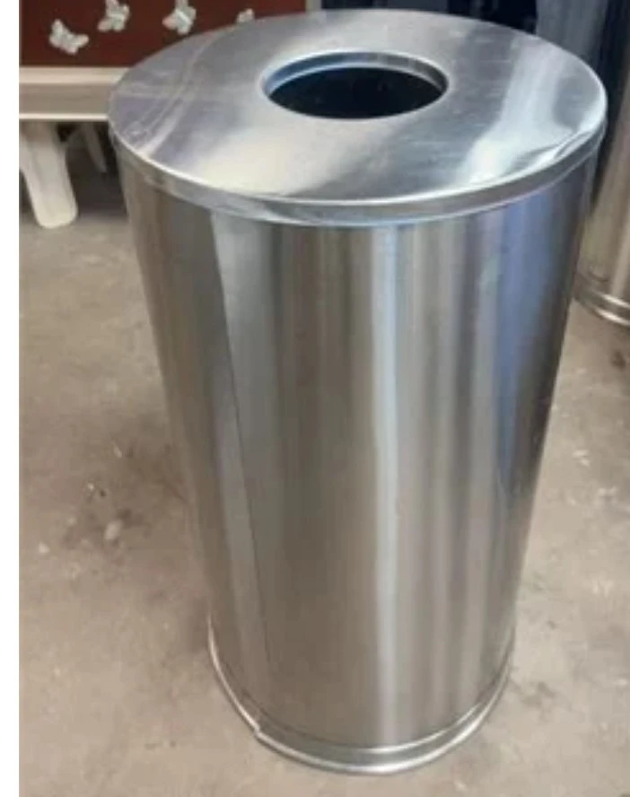 Stainless Steel Trash Can with Lid