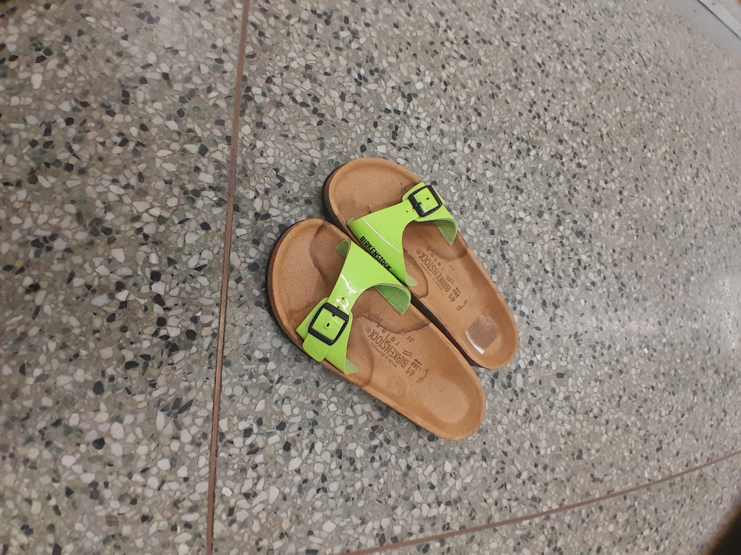 Birkenstock Arizona Sandals - Lime Green Women's Size 10