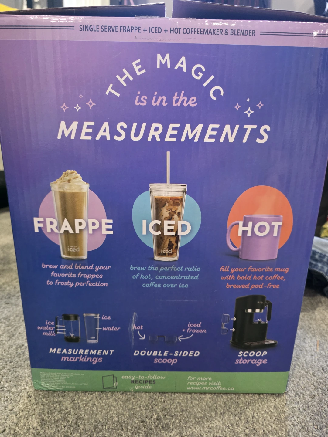 Mr. Coffee Frappe Iced + Hot Coffee Maker & Blender - photo 2