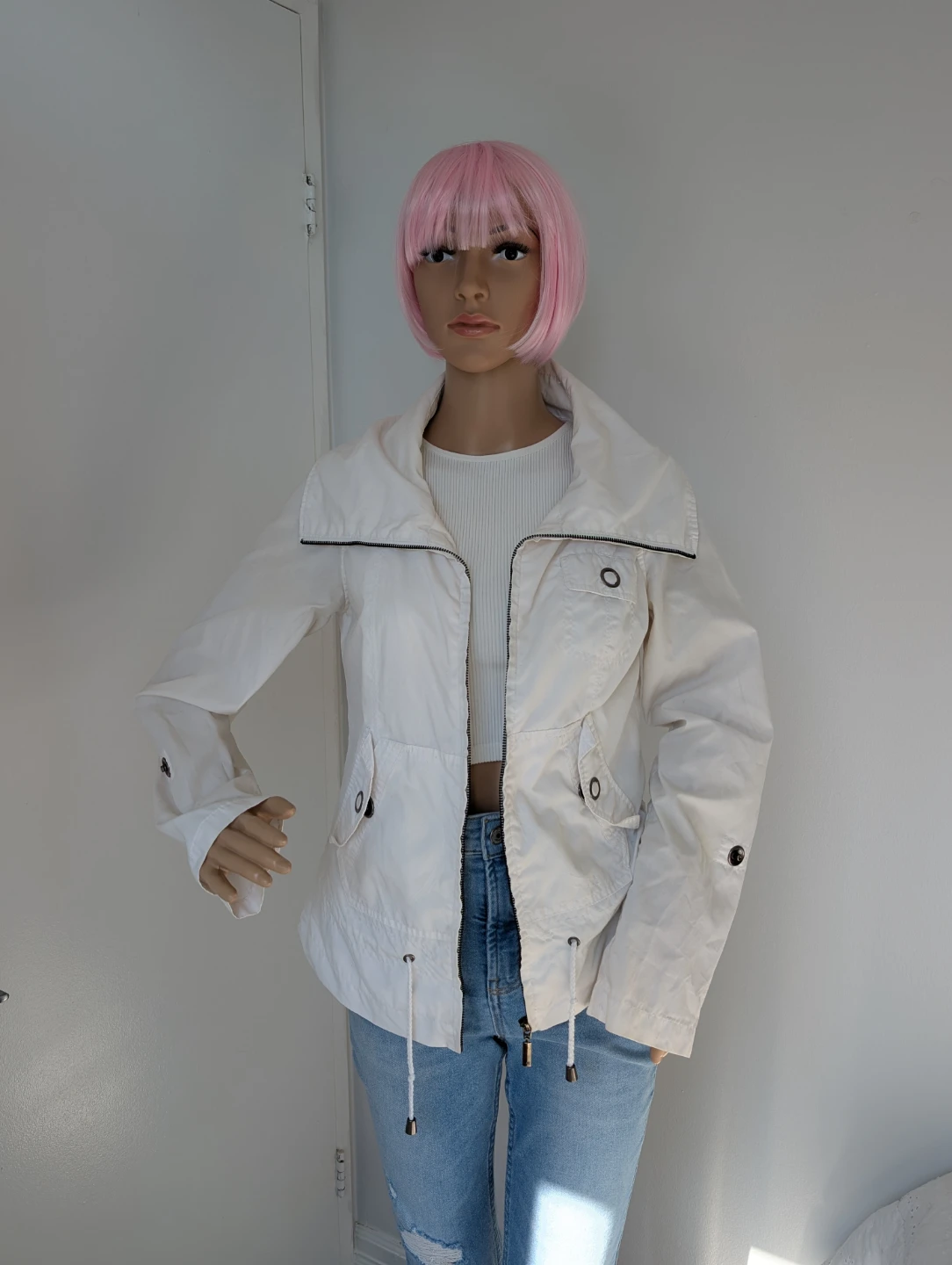 Majora White Lightweight Jacket