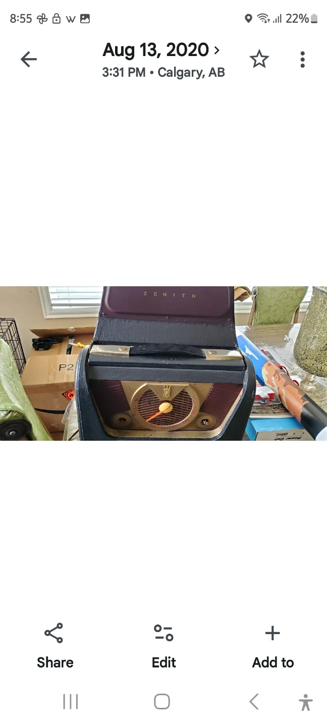 Zenith Transistor Radio