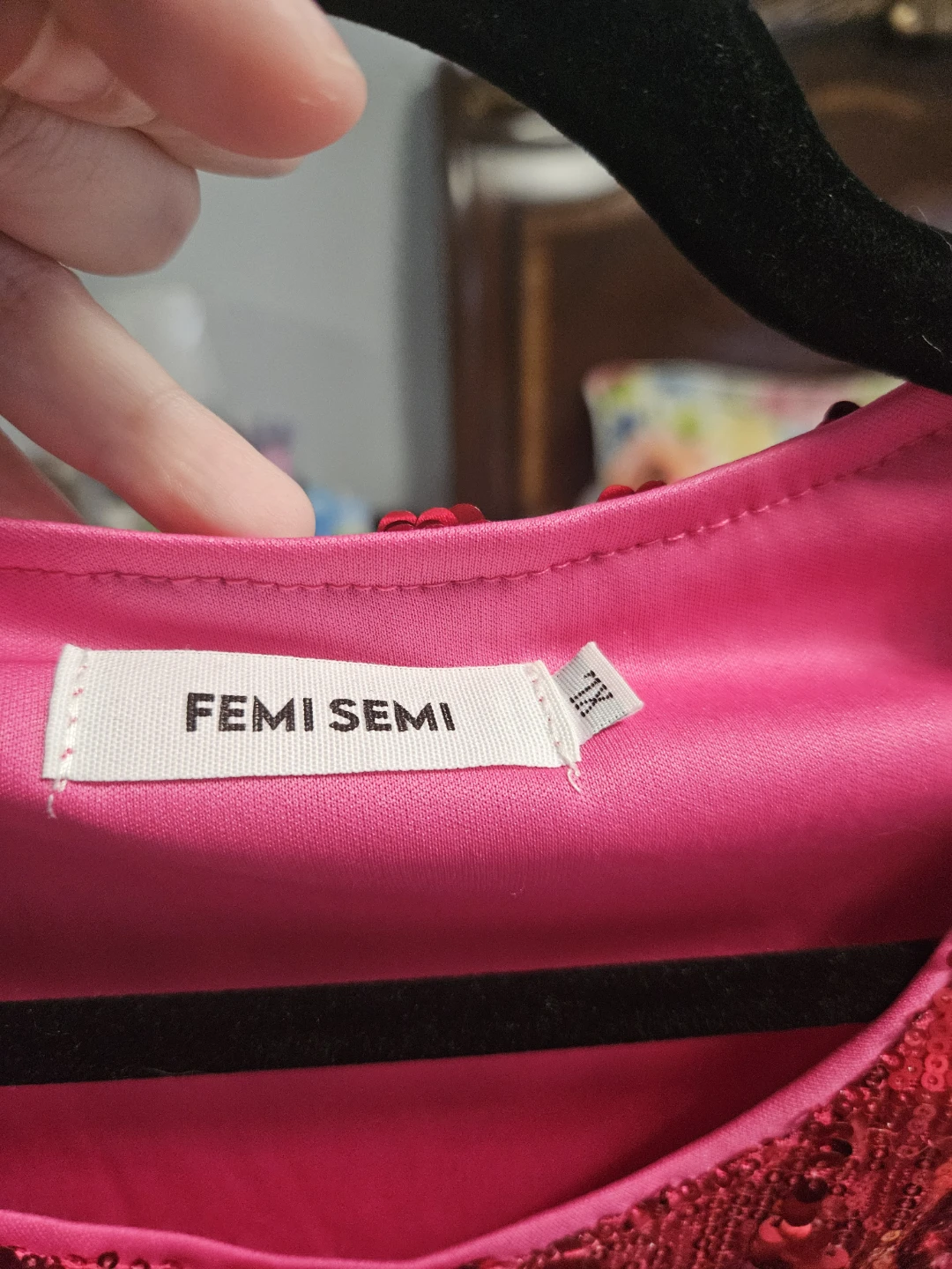 Femi Semi Pink Sequin Dress - photo 4