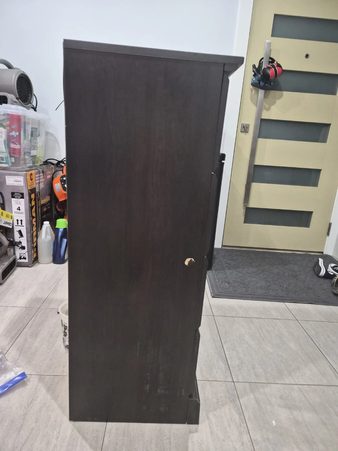 Dark Wood 4-Drawer Dresser - photo 2