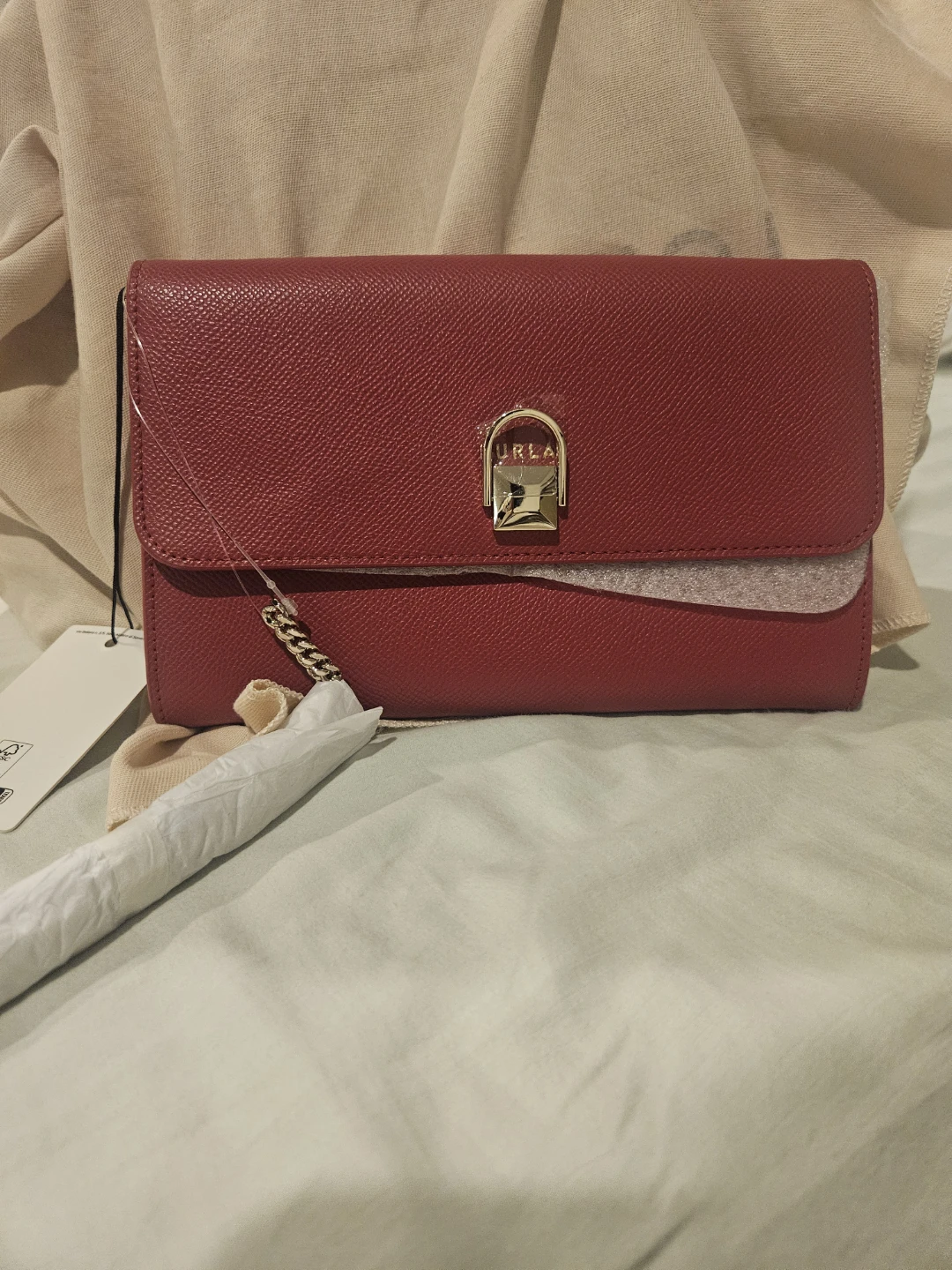 Furla Red Leather Wallet