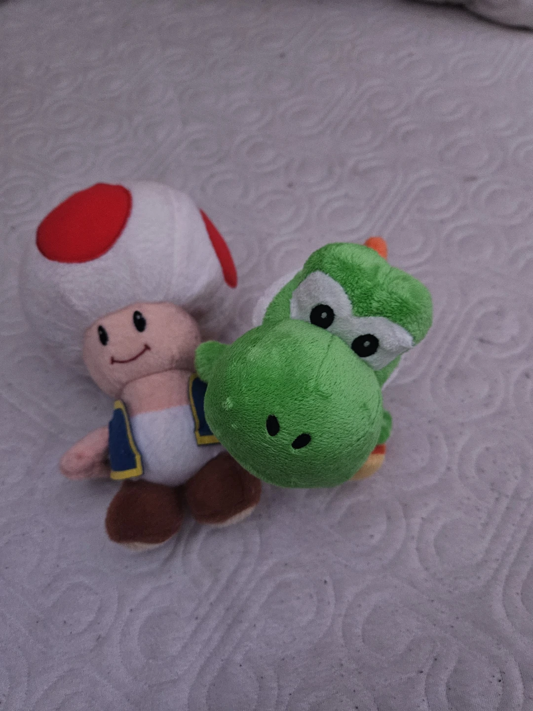Nintendo Super Mario Bros. Yoshi & Toad Plush Toys
