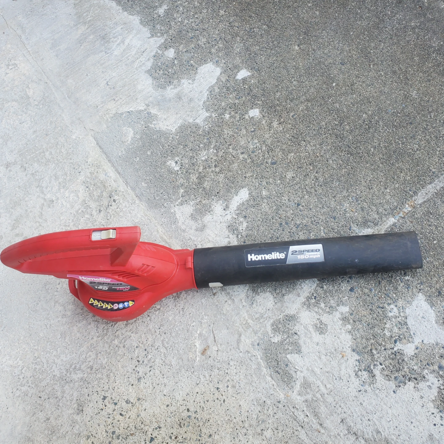 Homelite 2-Speed Leaf Blower - photo 2