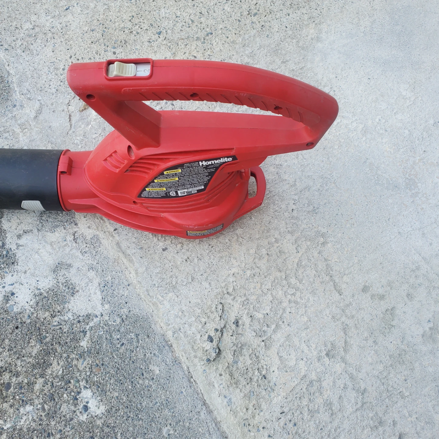 Homelite 2-Speed Leaf Blower - photo 3